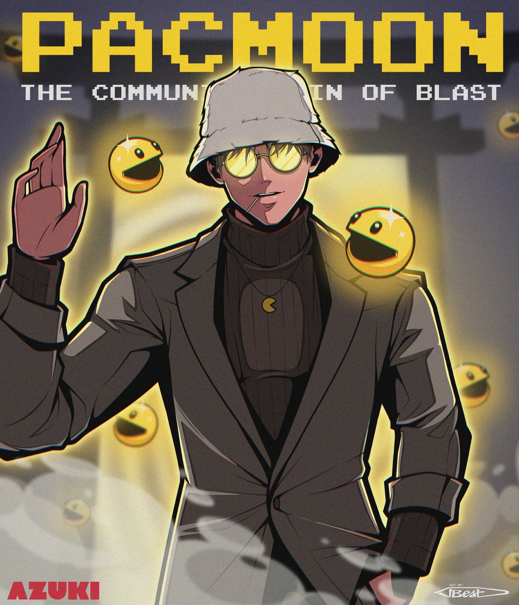 My Pacmoon art.

"WELCOME TO THE PAC"
I hope you all like it. Like and share. IKZ!🫘⛩️
<a href="/pacmoon_/">Pacmoon</a>  
$PAC