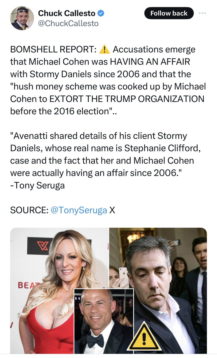 A lot of people are going to look really stupid if the evidence reveals that it was actually @StormyDaniels who was extorting Trump, and not Trump trying to buy her silence - as explicitly suggested by @MichaelAvenatti. It will be especially interesting if the evidence reveals