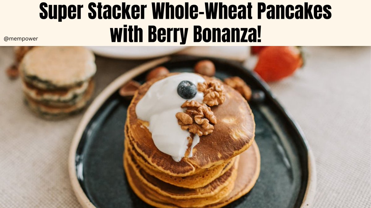 Super Stacker Whole-Wheat Pancakes with Berry Bonanza! (Easy for Little Chefs)
Click: rb.gy/cssbc6
#wholewheatpancakes
#berrybonanza
#superstacker
#breakfastrecipe
#healthyrecipe
#kidfriendlyrecipe
#homemadepancakes
#pancakestack
#fruittopping
#littlechefs