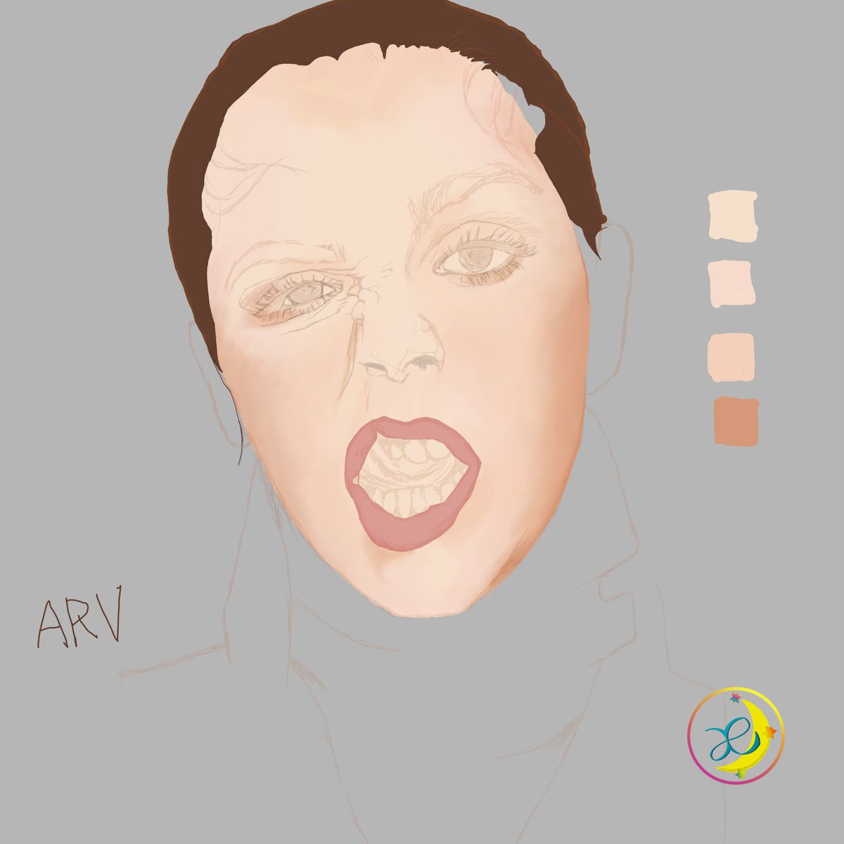 #ArtRage 
WIP#3_ARV.
Painted by ArtRage Vitae.