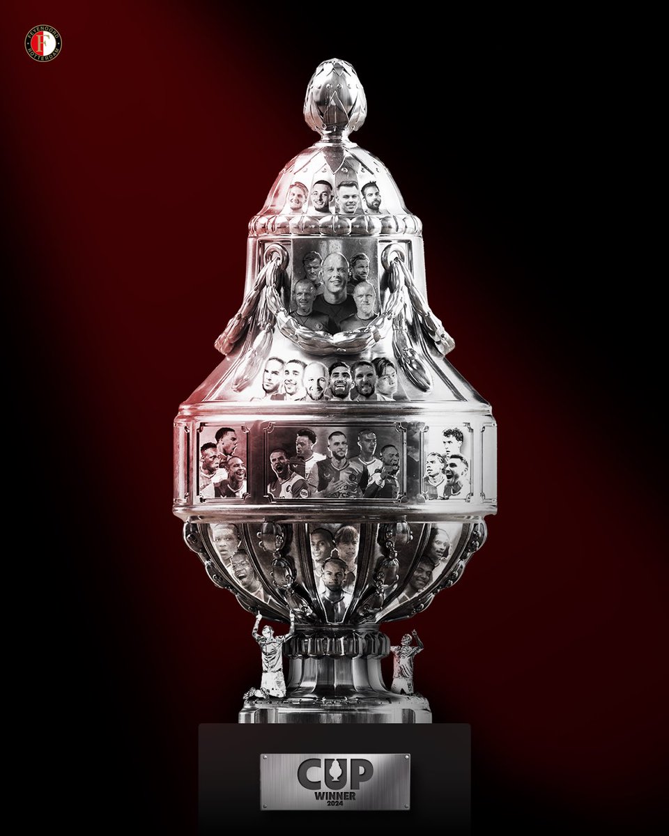 Feyenoord's tweet image. 𝐅𝐄𝐘𝐄𝐍𝐎𝐎𝐑𝐃 𝐂𝐔𝐏 𝐖𝐈𝐍𝐍𝐄𝐑 𝟐𝟎𝟐𝟒

#feynec • #TOTOKNVBBeker