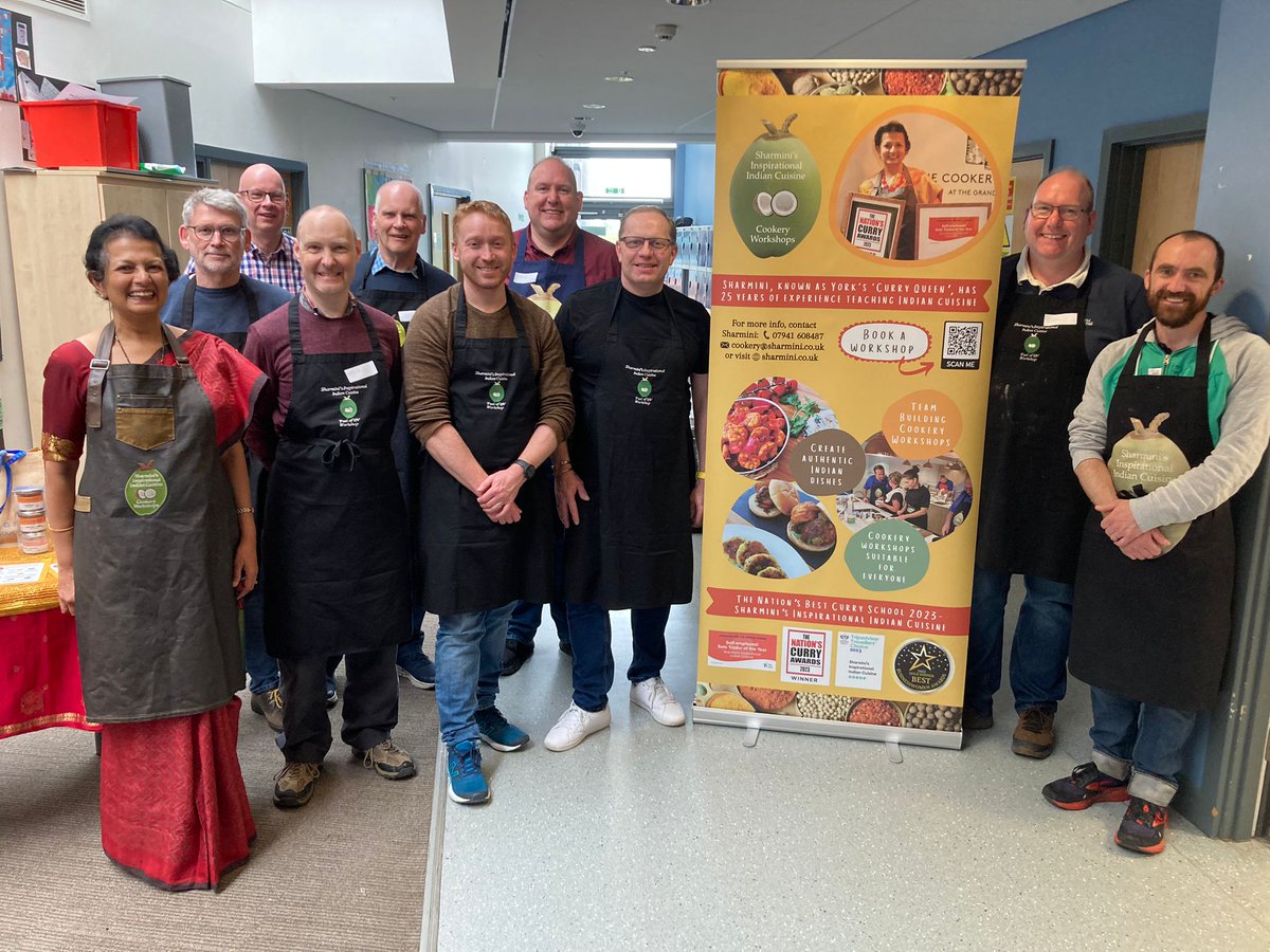 Unexpectedly, the turnout consisted entirely of men.
Some gifted for #birthdays, #Christmas, or  #wellbeing gesture from their company to join Sharmini's Inspirational Indian Cuisine Cookery school for a full day Indian cookery session. 
All enjoyed crafting their 1st curries