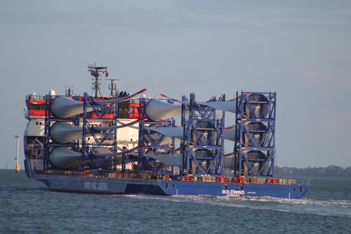 👋 Boldwind departs from Portsmouth this evening @Vestas @porticoshipping @PortsmouthPort @mikesellersPIP @georgeemmett8