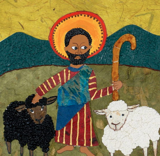 This Sunday declares Himself to be THE Good Shepherd in contrast to the false shepherds that vie to put us under their rule: the world/flesh/the devil. 

Jesus will overthrow these false ones in our lives w/ the same power He used to lay down His life & be our true leader.
