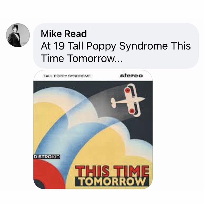 Our version of The Kinks’ “This Time Tomorrow” entered the Top 20, climbing to #19 on the UK Heritage Chart this week!

@kopf_g @MelouneyMusic 
@JonathanLea14 #AlecPalao
@clem_burke @TheKinks @RayDDavies @davedavieskinks 
@MikeReadUK @SeanUsherRadio @HeritageChart