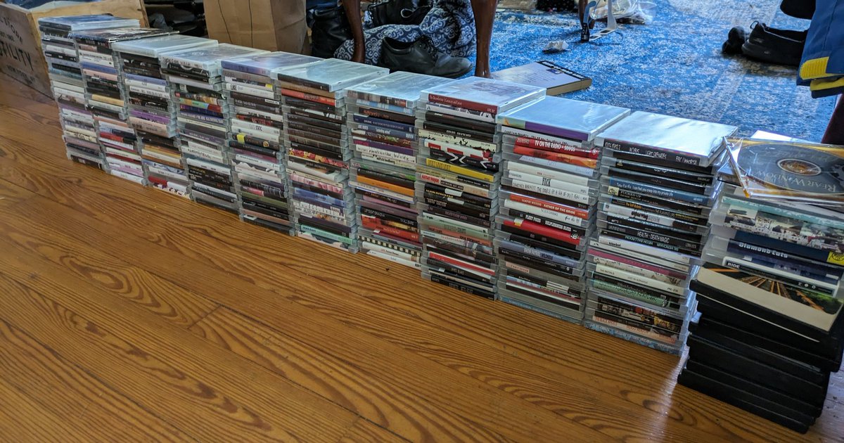 12 dollars for enough ex-library cds go last me a lifetime i love the booksale