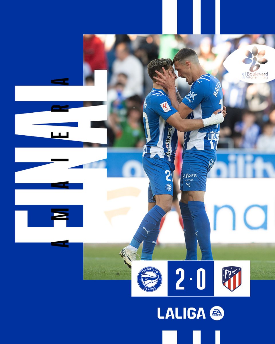 🔚 ¡¡¡PARTIDAZO DE NUESTROS CHICOS!!!

¡¡¡¡VAMOS MI GLORIOSOOOOOOOOOOOOO!!!!!!!

#AlavésAtleti | #GoazenGlorioso ⚪️🔵