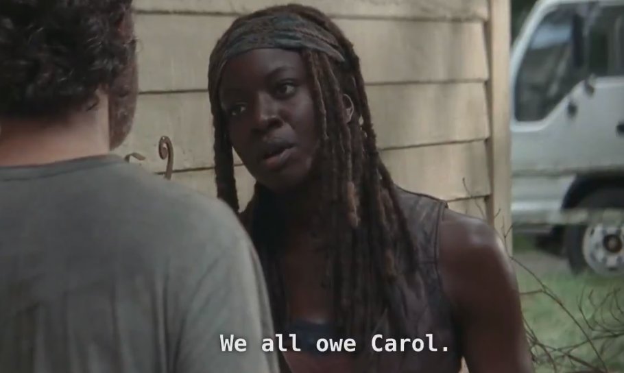 AnulovesCarol's tweet photo. "We all Owe Carol"
#TWD https://t.co/KHv7y9inHX