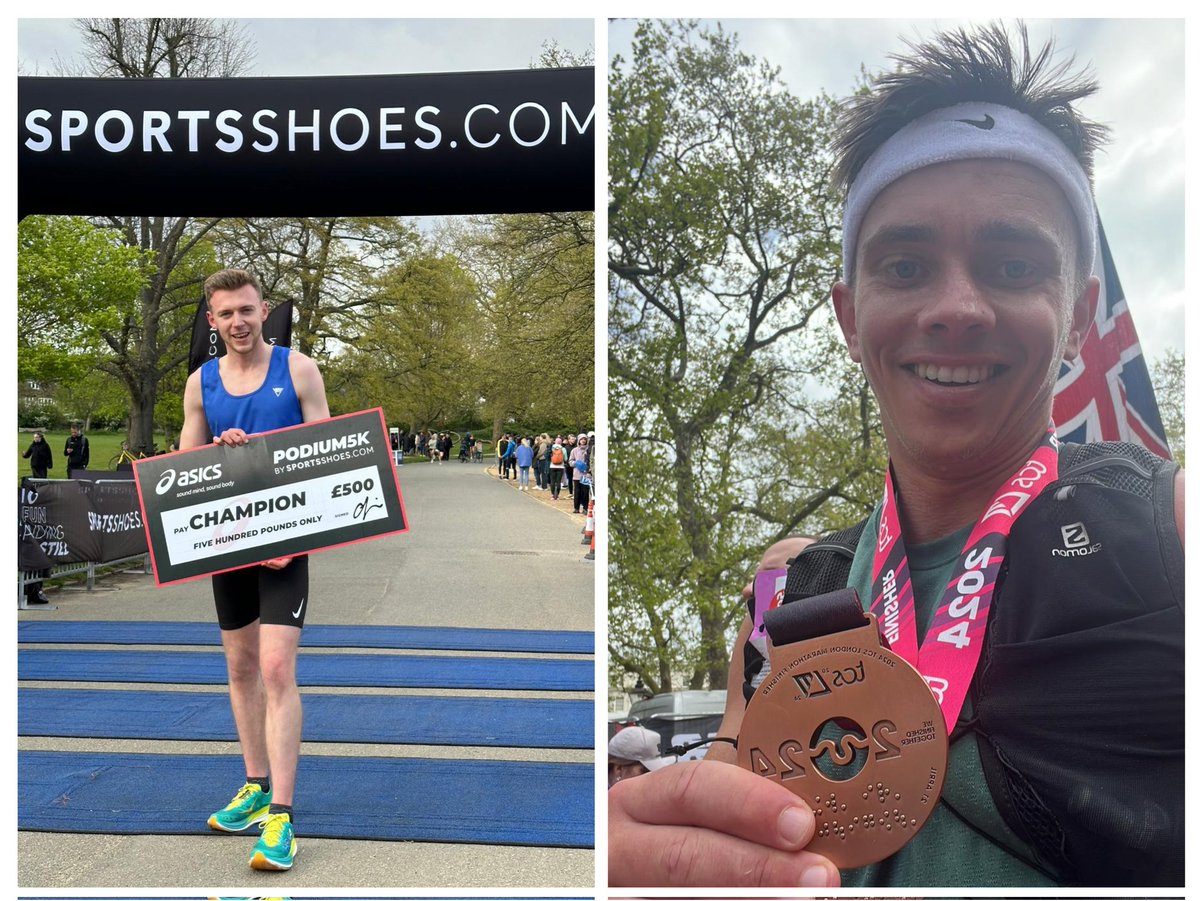 Great weekend of achievements for our teachers- well done to Mr Kavanagh for winning the Podium elite 5km in Dulwich and Mr Burroughs for completing the London Marathon in 3:46! 🥳