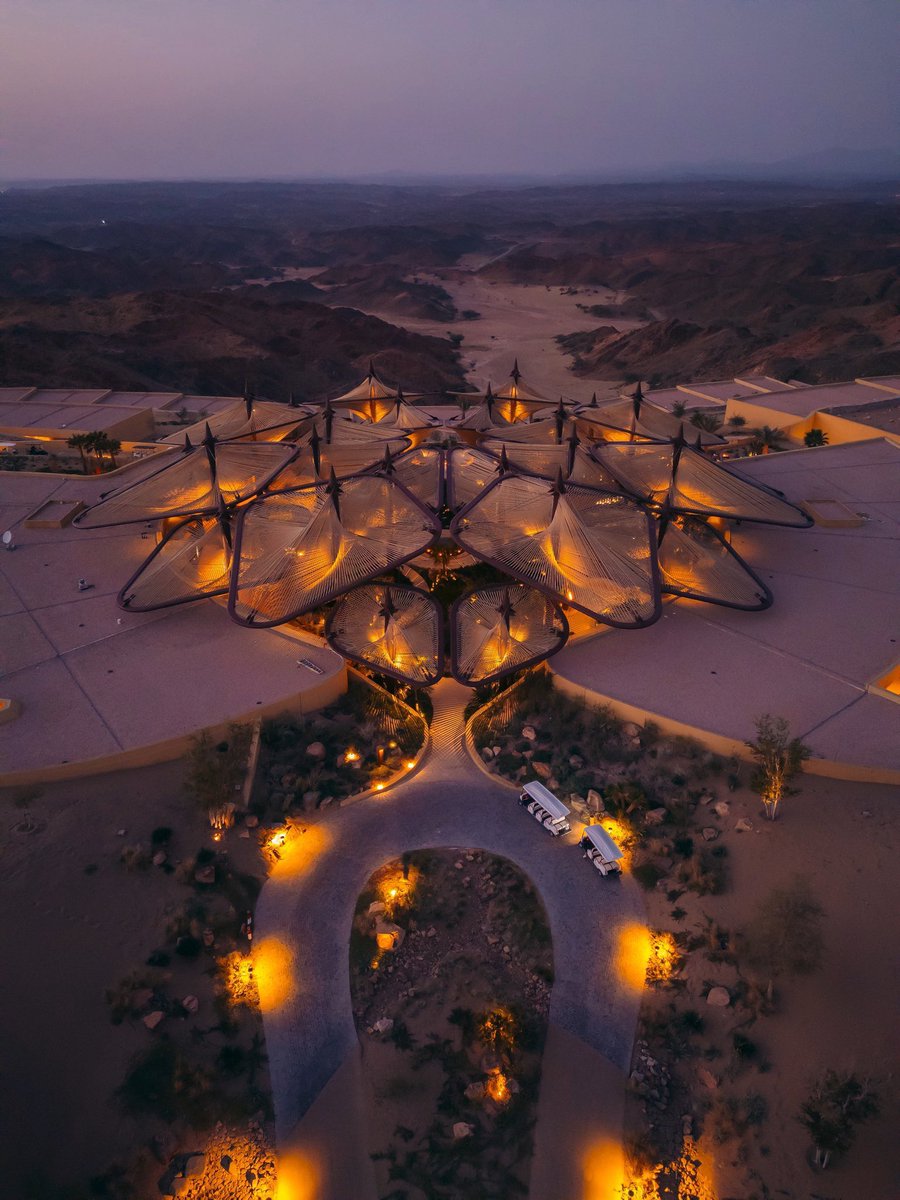 Luxury resorts in #AlUla, northwestern Saudi Arabia