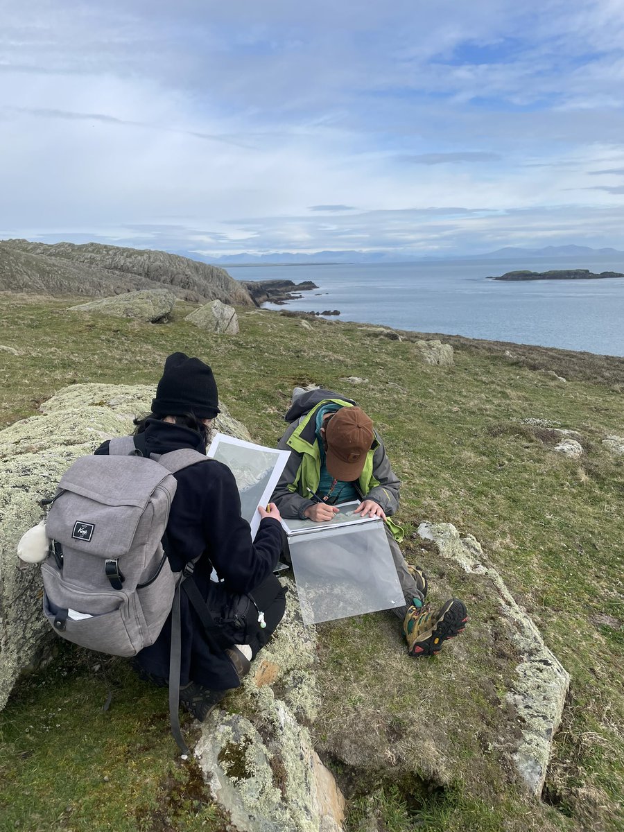 Final few days on the Anglesey fieldtrip working on collecting measurements and completing our geologic maps.