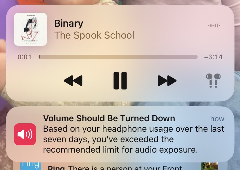 Feck off…What do you want me to do, listen to @spookschool at less than maximum volume? I’ll take the gradual descent into deafness thanks! 🖤
