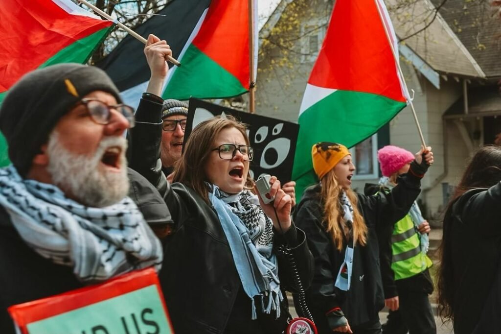 ABD, Minnesota, Minneapolis
Filistin'e destek yürüyüşü