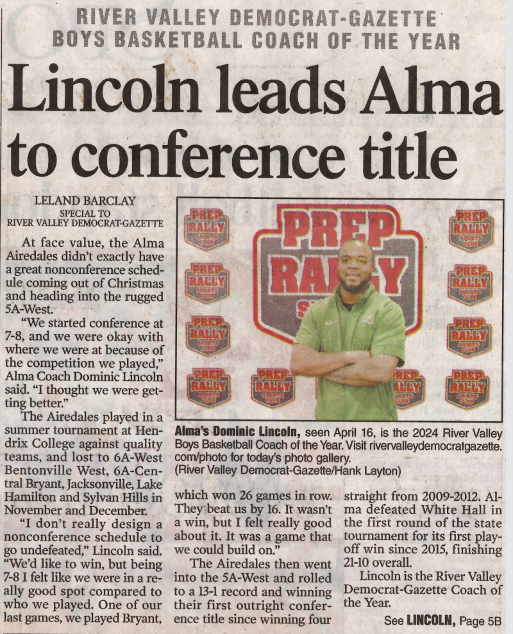PREP BBKB: Today's @RiverValleyDG features @RiverValleyDG Coach of the Year; Alma's Dominic Lincoln
#PrepRally