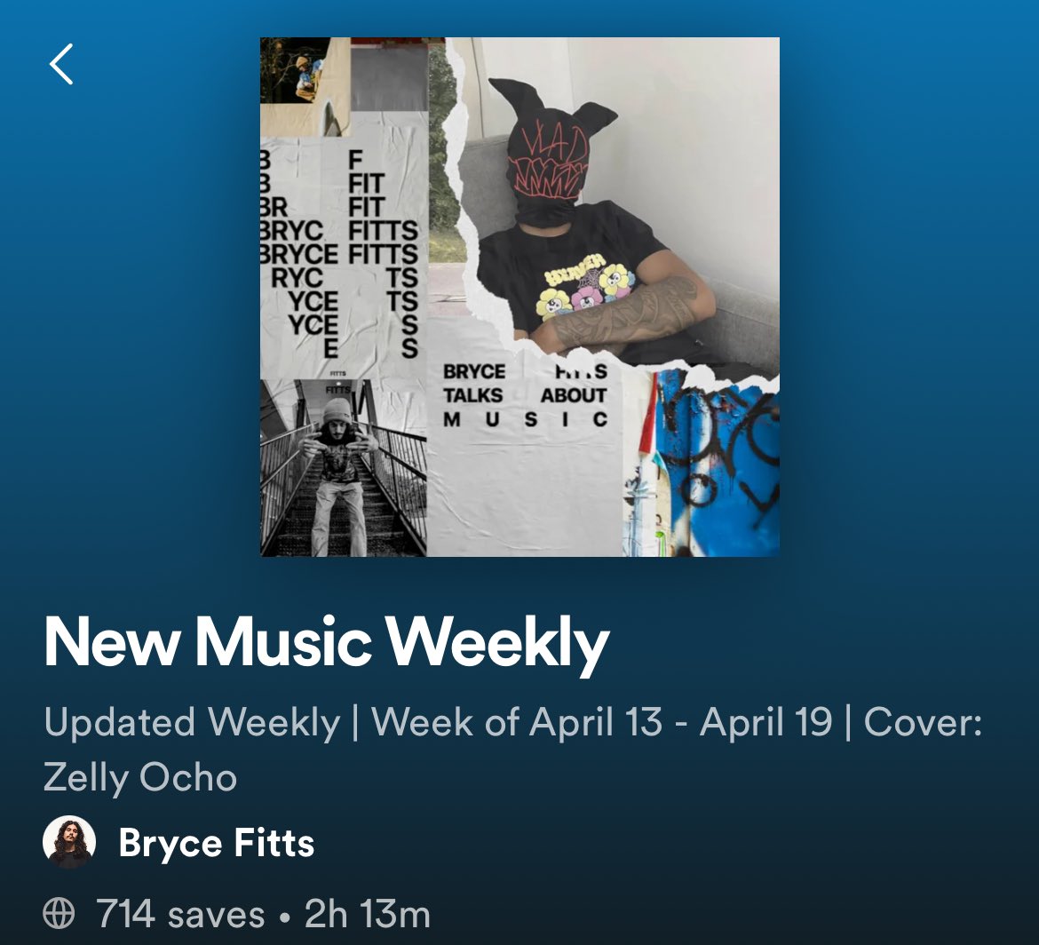 The NEW MUSIC WEEKLY playlist has been updated with the best tracks of the week from: ▫️@Zellyocho1 ▫️@unotheactivist ▫️@Alchemist ▫️@Logic301 ▫️@Mez ▫️@berner415 & MORE