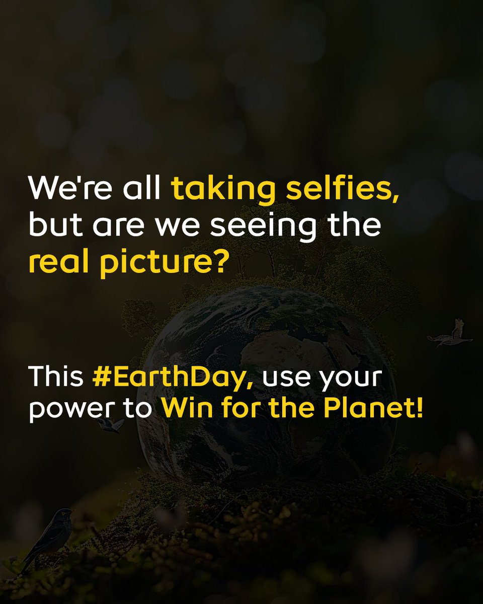 As we snap selfies, let's not forget the bigger picture📸 This Earth Day, let's pledge to use our #PowerToWin and protect the environment for generations to come! 🌱

#iQOO #EarthDay #SaveTheEnviroment