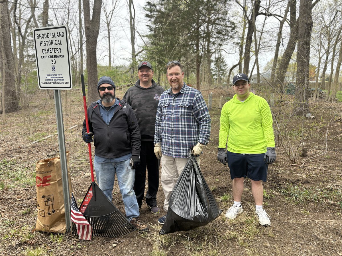 Thank you to these fine people who participated in our Earth Day Clean Up! They removed lots of trash and downed branches from EG Historic Cemetery #30.