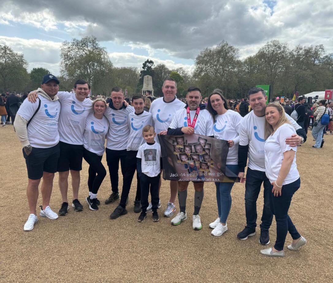 Inspirational from Mark Taylor! A 14-year promise fulfilled, everyone at HTFC are so proud! A marathon run in memory of Jack Chapman, Manager Danny Chapman’s son who died at 18 months old from rare condition Cystinosis, spreading awareness and supporting the Cystinosis foundation