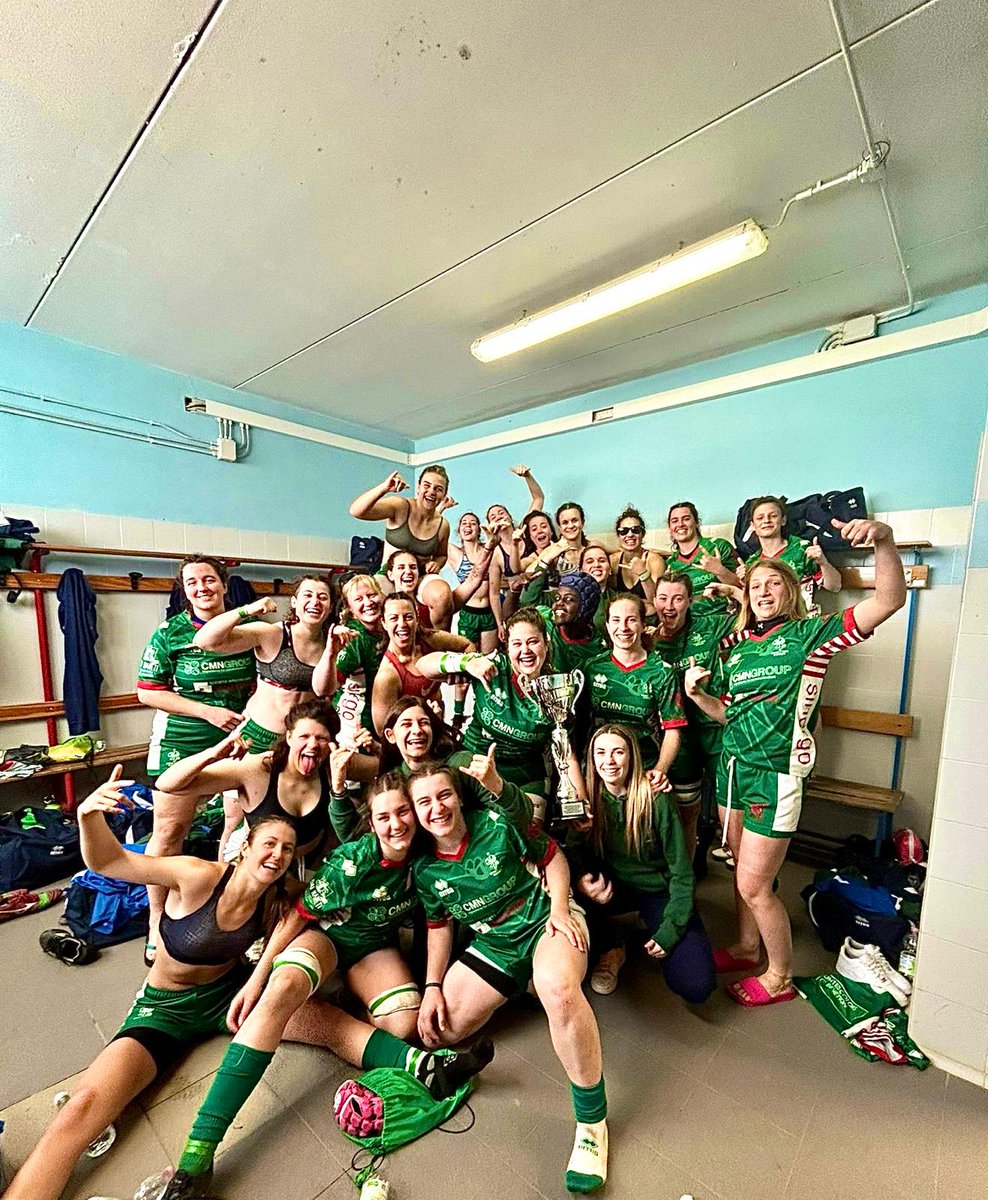 𝑺𝒕𝒖𝒑𝒆𝒏𝒅𝒆 𝑹𝒆𝒅 𝑷𝒂𝒏𝒕𝒉𝒆𝒓𝒔 🤍💚 Le nostre ragazze in finale di Coppa Conference battono 39-0 il Neapolis Rugby e si aggiudicano il Trofeo Plate 🏆 #BenettonRugby #WeAreLions