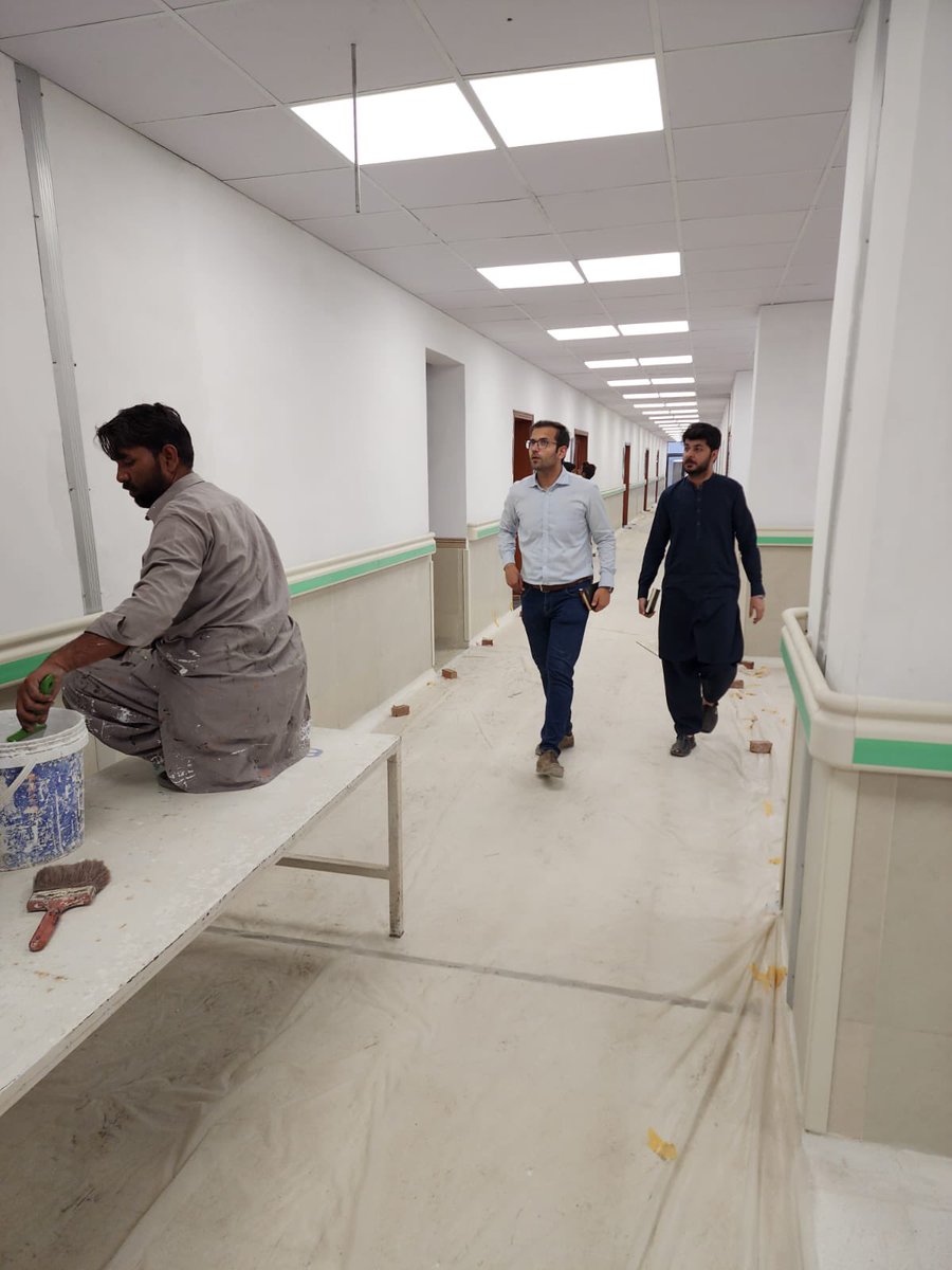 Mayo Hospital Lahore work under progress.