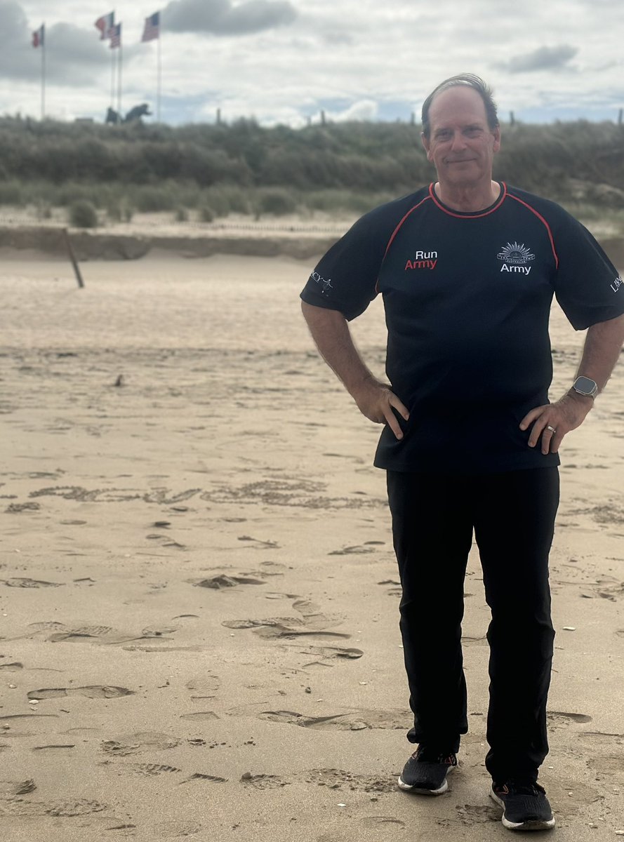 Humbled to be at Utah Beach where my grandfather landed shortly after D Day with the US 79th Division who went on to capture the critical port of Cherbourg. Doing my Run Army 5k with the family at Utah Beach a poignant moment of reflection, thanks to all who support Legacy!