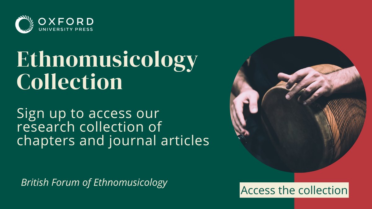 Browse the latest research from across our book and journal portfolios in the field of Ethnomusicology. Sign up to view our reading list and inform your research via institutional access. Learn more: oxford.ly/3VTmKFk