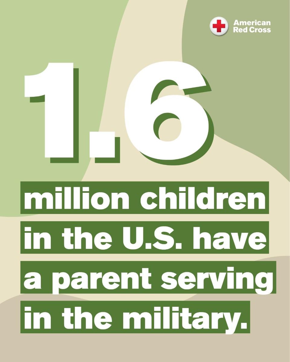 During #MonthoftheMilitaryChild, we honor the youngest members of military families & their sacrifices they make. At the @RedCross, we’re committed to helping members of the military, veterans & their families prepare for, cope w/ & respond to the challenges of military service.