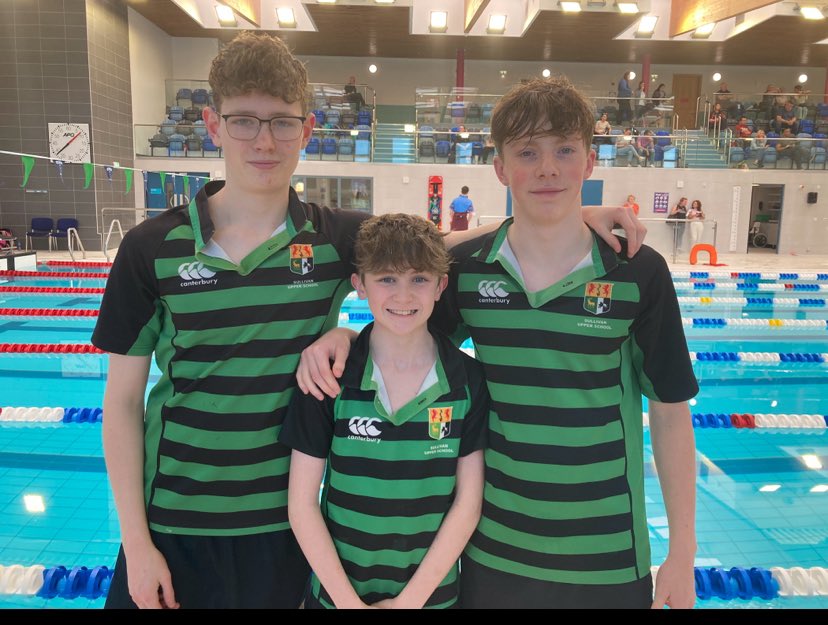 Well done to our pupils who took part in the Ulster School swimming gala. KS3- Jessica Patterson, Katie Bond, Patrick Duffield, Isla Wiltshire, Rowan Foye, Finn McBride, Noah Drumgoole, Grace Eyre
KS4 - Jorja McBride, Matthew Hooker, Geace  Latimer, Erin Williams, Ryan McDowell.