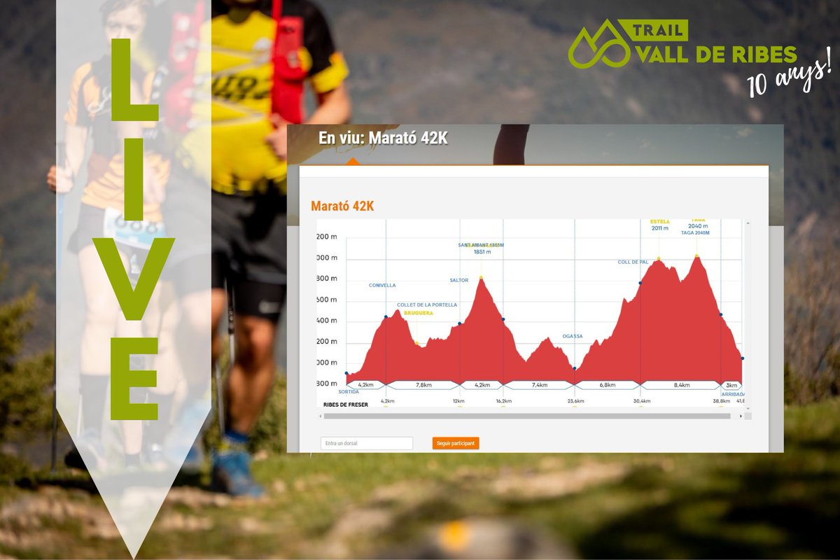 Voleu seguir els vostres estimats, amics i familiars durant la cursa? Amb el sistema LIVE de @9hsports podreu veure per on van, què han fet i què els hi queda!

Estarà actiu el dia de la cursa aquí 👇🏽
9hsports.cat/live