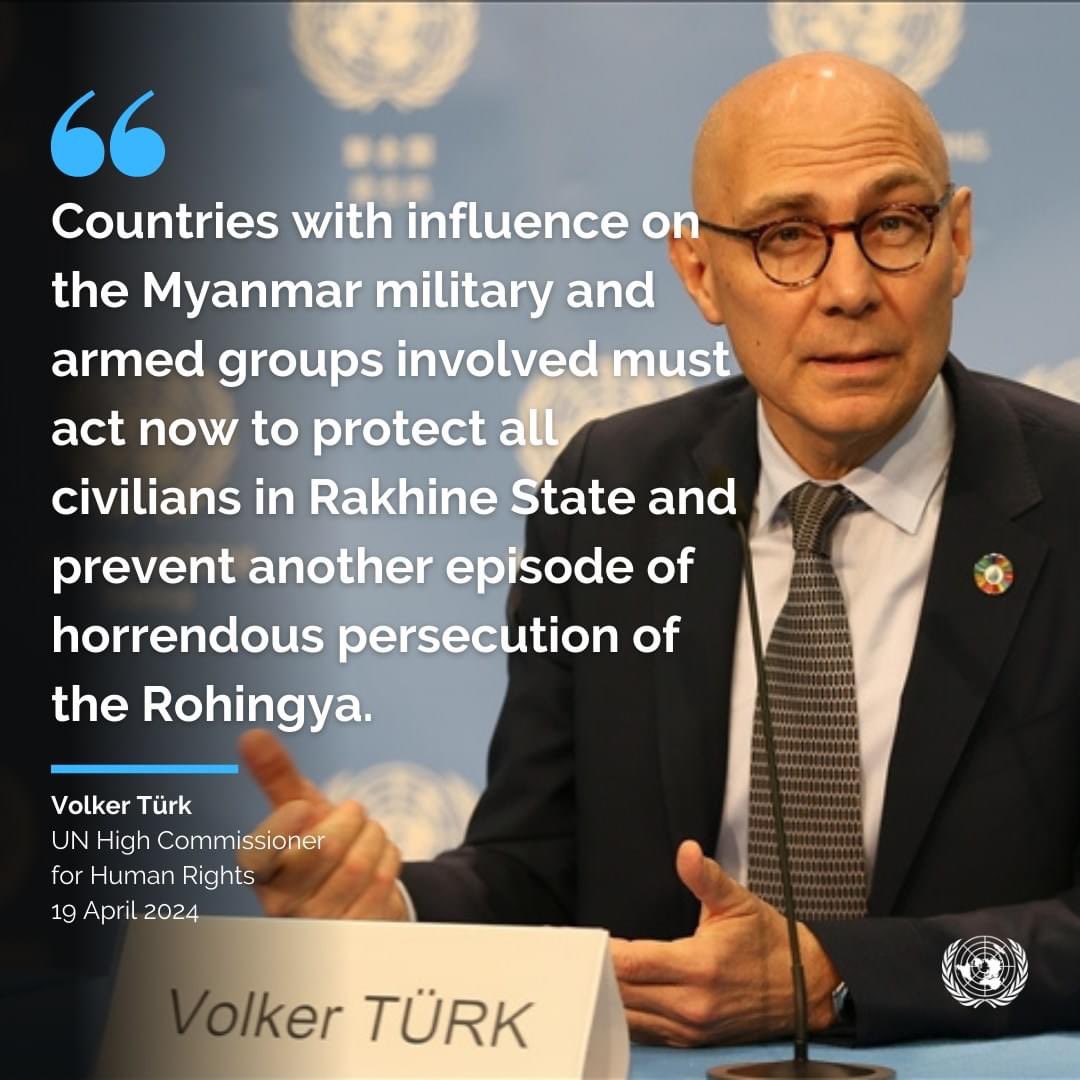 “The alarm bells are ringing, and we must not allow there to be a repeat of the past. - United Nations Human Rights Chief Volker Türk