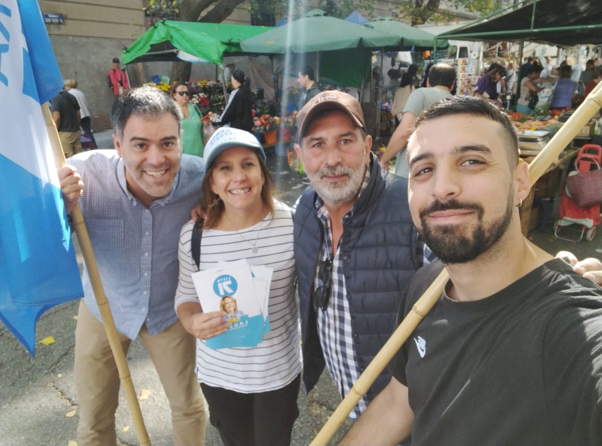 🗣️ En el municipio B estuvimos presentes en la feria de Acevedo Diaz y Rivera y en la feria de Parque Rodó, haciendo llegar las propuestas de Laura a los vecinos de la zona.