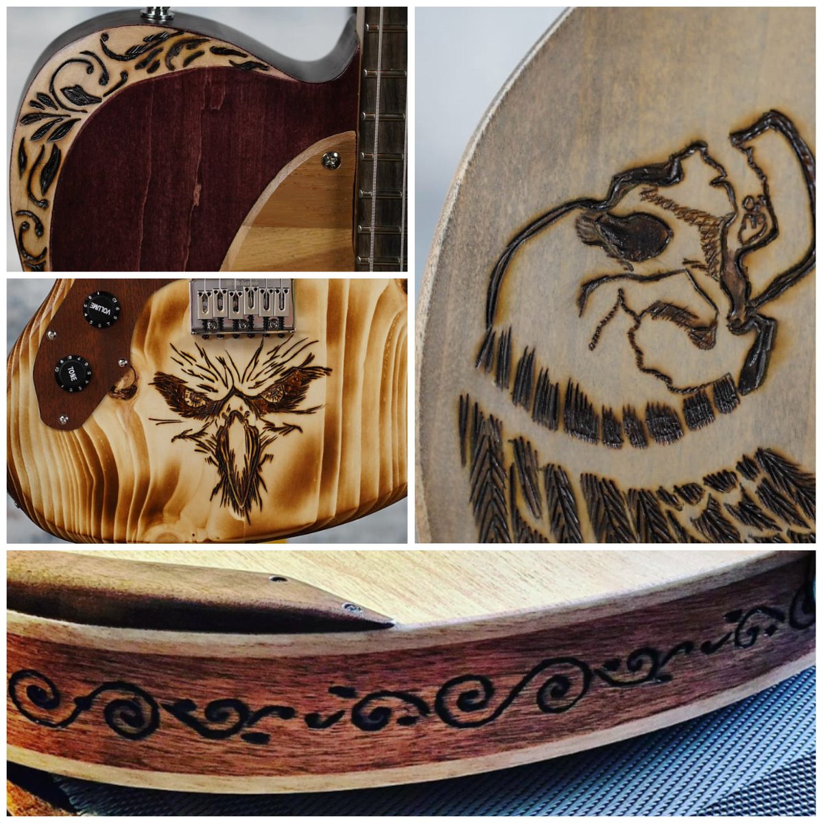 Woodburning by TNV. Visit us at tnvguitars.com/index.html 😎#guitars #guitar #handmade #handcrafted #woodworking #reclaimed #wood #barncaster #yyc #calgary #okotoks #madeincanada 🇨🇦#TNVguitars