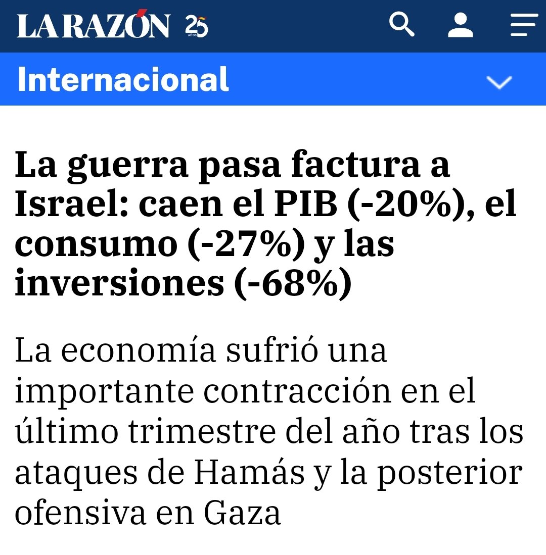 3. UN IMPACTO GLOBAL Y EN TU BOLSILLO No crean que con Netanyahu se va a hundir Israel sólo: las economías occidentales reciben el impacto en el bolsillo del ciudadano en forma de inflación. Y una escalada desataría un aumento del coste de la gasolina y una recesión global.⬇️