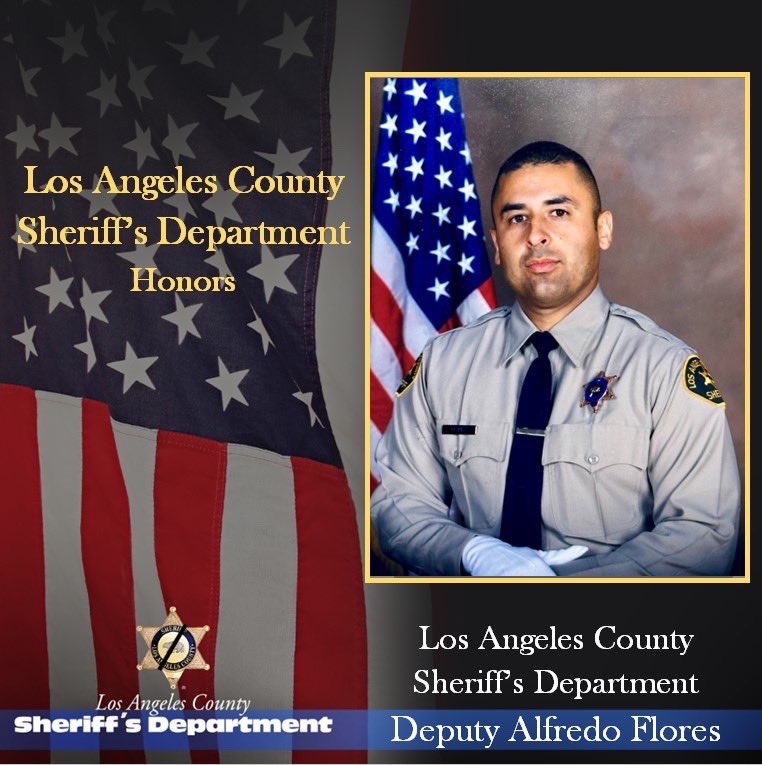 On behalf of @lasdhq, we mourn the profound loss of Deputy Alfredo “Freddy” Flores, who tragically passed away last night following a valiant fight for recovery from injuries sustained in the line of duty. (1/4)