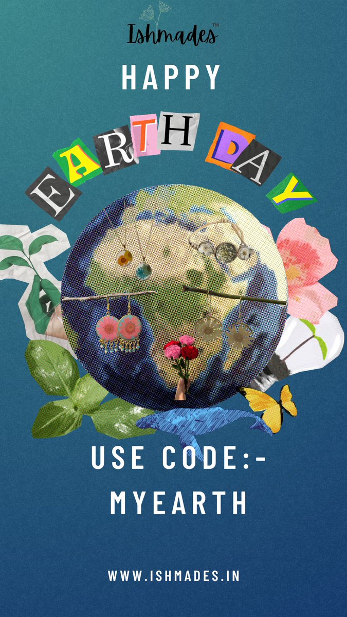 To celebrate our mother earth's day, we have introduced an offer. Use Coupon code - 'MYEARTH' on orders above 450/- 🌿

Check out our website now ishmades.in 🌷

#EarthDay2024 #botanicaljewelry #realflowerjewelry #ishmades #salesalesale #SaleAlert