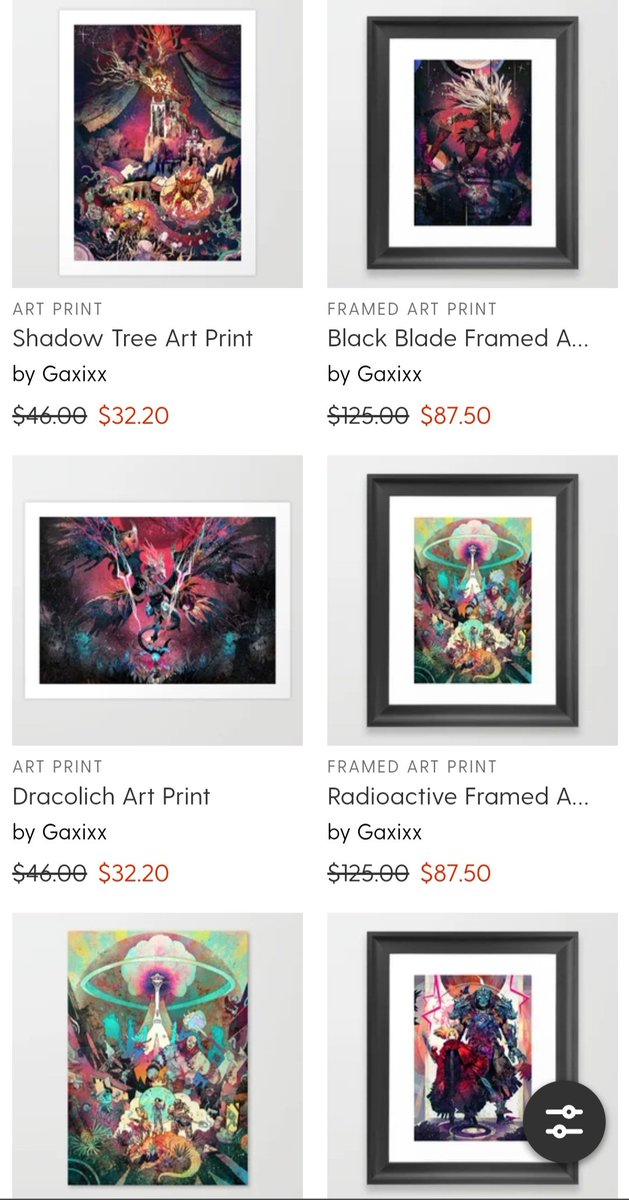 Exclusive sales on Art prints right now 💙🔥✌ thanks for your support (Link below because algorithm ^^)