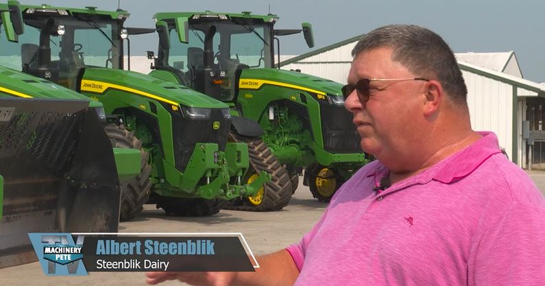 Machinery Pete TV episode from last Saturday, 4/13, on @OfficialRFDTV. Farm retirement auction in MI by @MiedemaAuctions - pair of '22 JD 8R 410's sell. Also '23 JD 7R 290 w/ 50 hrs. Tractor Tales features '67 Oliver 1750 from KS. Watch episode on YouTube: youtube.com/watch?v=tygW7E…