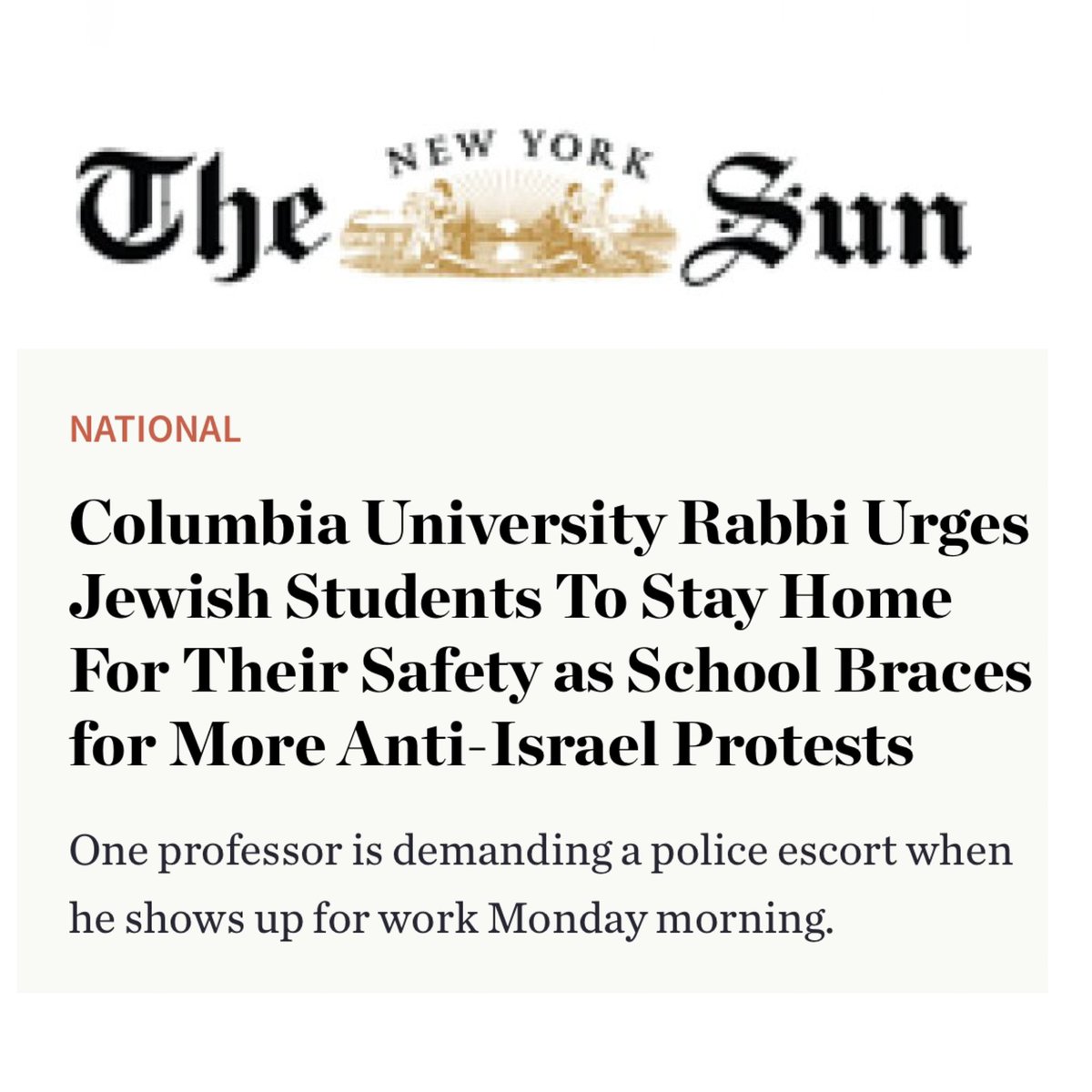 It’s clear Columbia University President Shafik can’t get her school under control or protect her students & she should resign. The gross antisemitism being displayed against Jewish students at Columbia University is horrific, unacceptable and the reason I introduced legislation