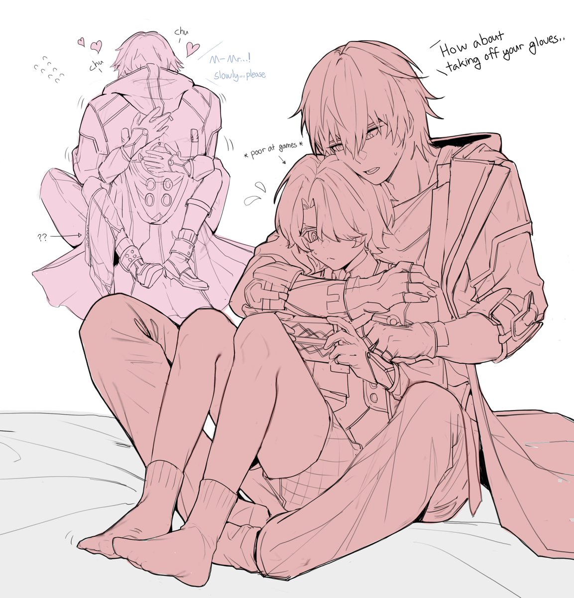 just caemisha cuddling..