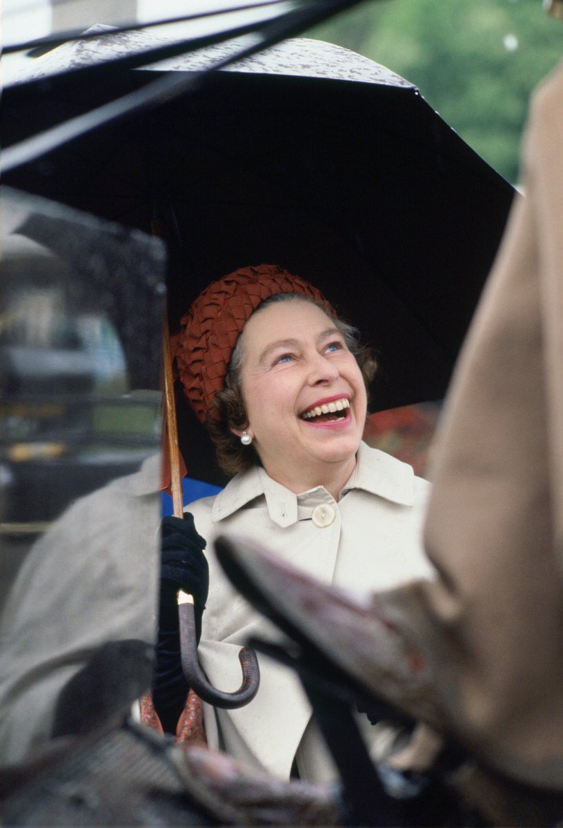 HER LAUGHTER 
Happy heavenly Birthday to Her Late Majesty Queen Elizabeth II ❤️