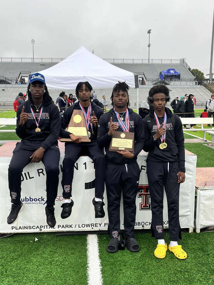 4x100m Relay Regional Champs and State Bound 🎟️ @NateTilmon2025 @brandongilmoree @Certified_ty23 @_Omari24