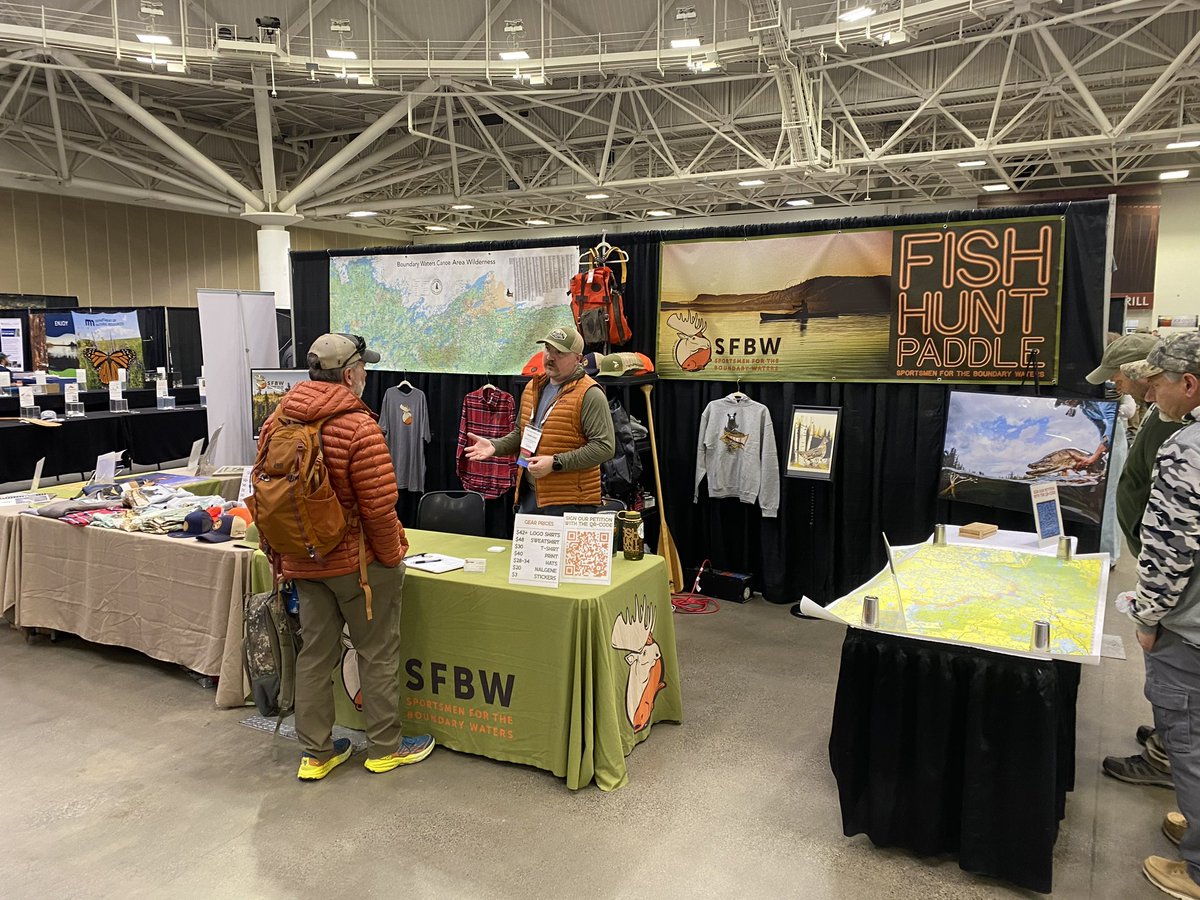 We had great time at the 2024 @Backcountry_H_A North American Rendezvous! Thank you to everyone that stopped by the booth and our seminar where we discussed the future of hunting and fishing in the BWCA See you next year! @bha_mn