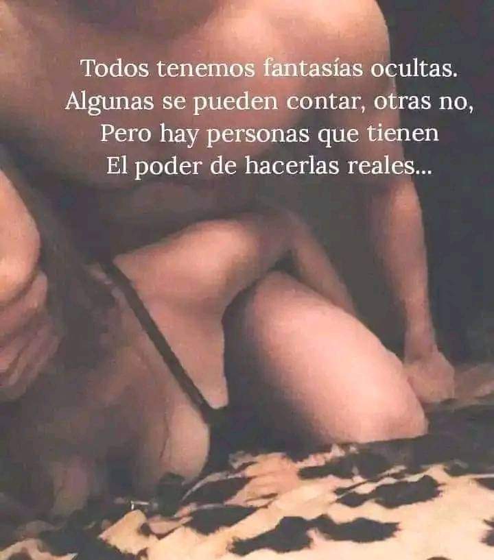 Hay placeres que no se comparten con cualquiera...