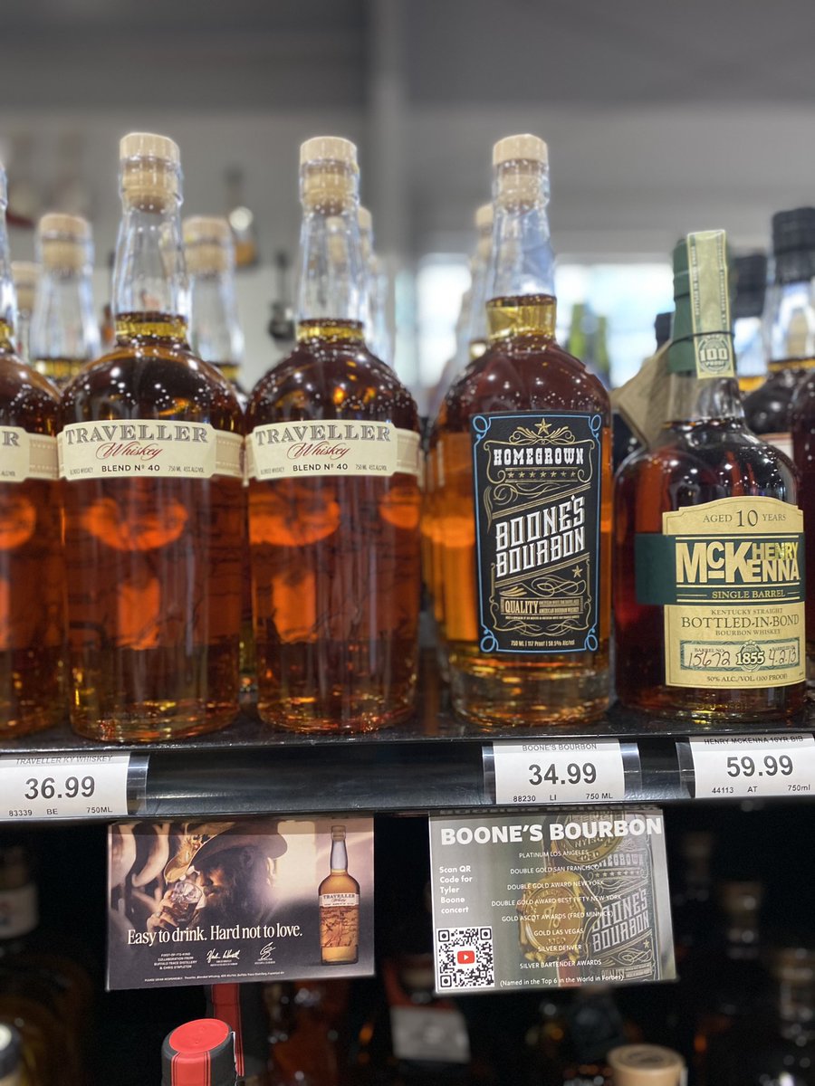 Amazing placement of my “Homegrown” @boonesbourbon right next to @ChrisStapleton “Travelor” at @frugalmacdoogal in Nashville! 🥃 #boonesbourbon #chrisstapleton #nash #nashville #bourbon