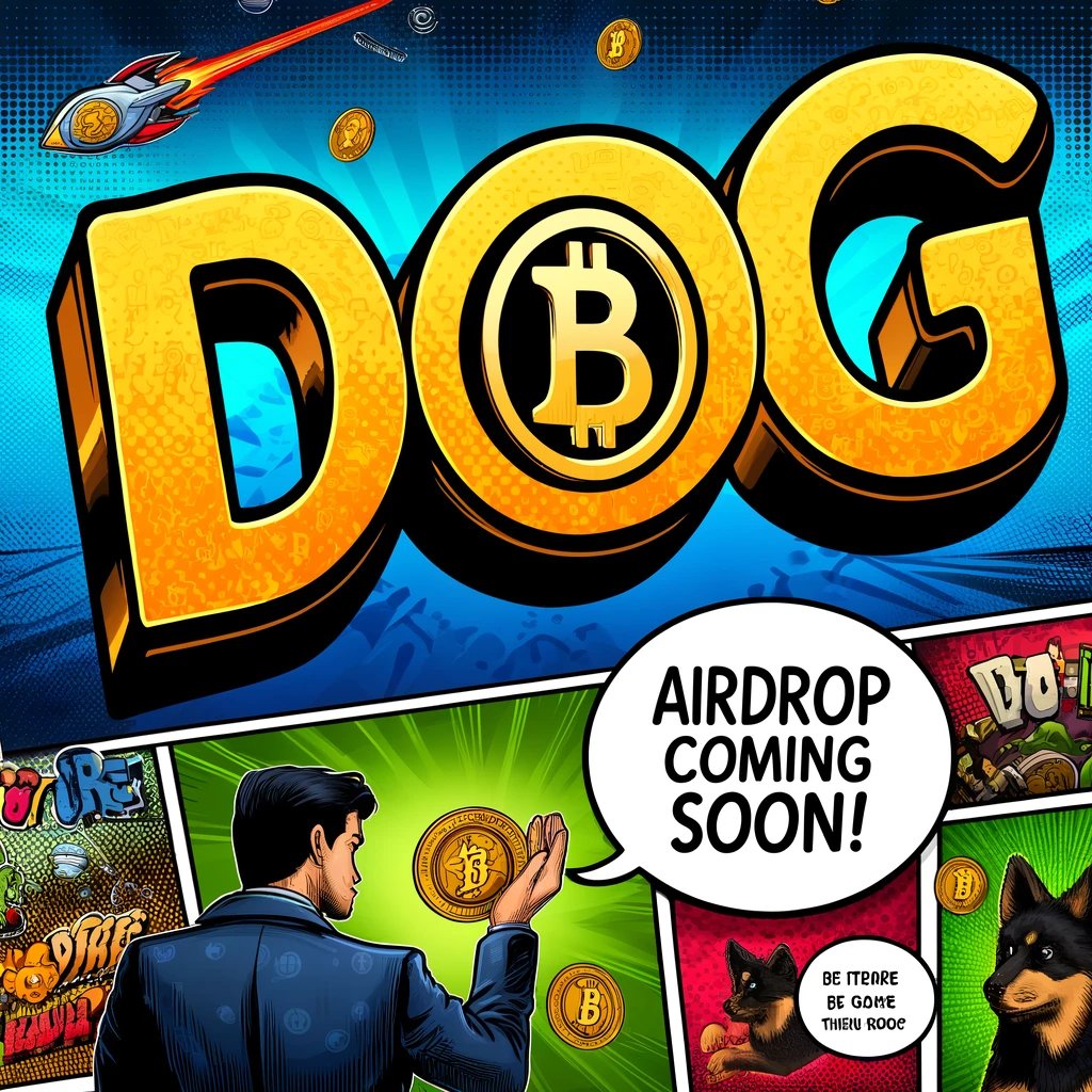 🚀 DOG - The first MEME Dog born on the Bitcoin 2024 halving day! 

🌕 DOG•GO•TO•THE•MOON has the potential to create millionaires and the RICH! 

💰 My prime investments in this world: Bitcoin, Runestone, and DOG! 🐕 Just like BAYC, MAYC, KAYC, and Otherside, DOG is set to