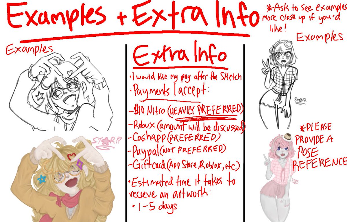 updated comm sheet

dm for inquiries :)