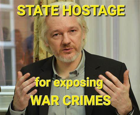 #JulianAssange is a State hostage, for exposing war crimes #FreeAssangeNOW #NoExtradition