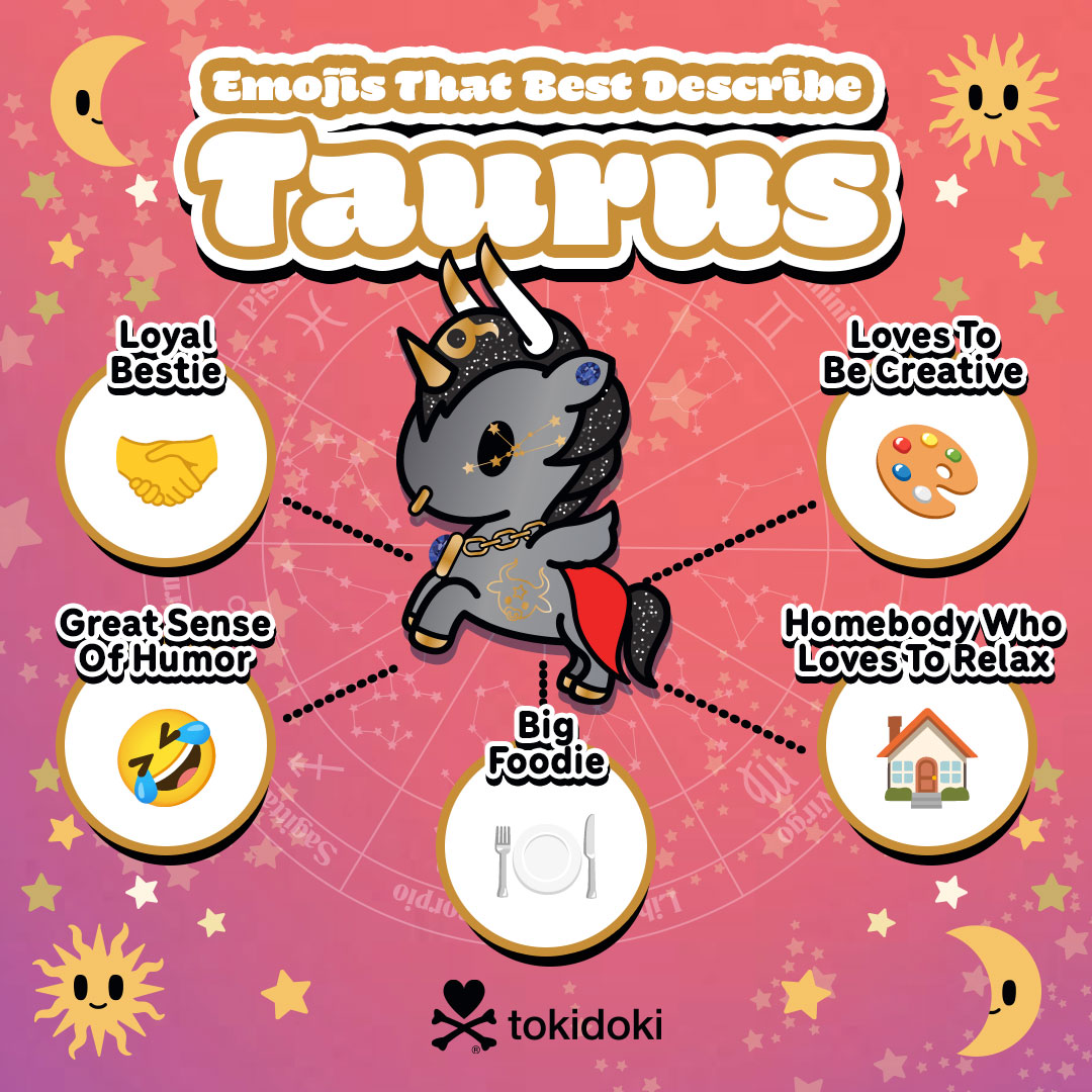 Taurus season is here! ♉ Drop an emoji that best captures the essence of your favorite Taurus bestie below! 💕 #tokidoki #zodiac