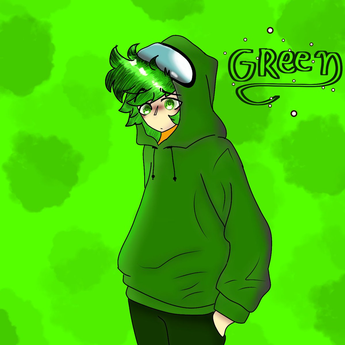 rodixtierra's tweet photo. Dibujito de Green espero les guste ^^💚 https://t.co/i97442Utg7