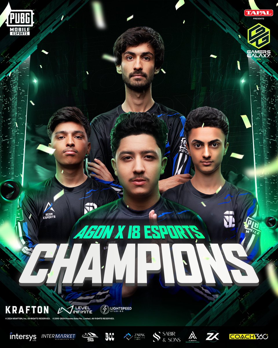 Congratulations to team i8 the Champions of @PUBGEsports Tapal Gamers Galaxy 2 . What fantastic game play gentlemen.